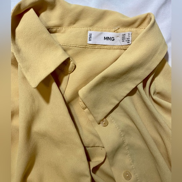 Mango MNG Yellow Blouse - Picture 3 of 6